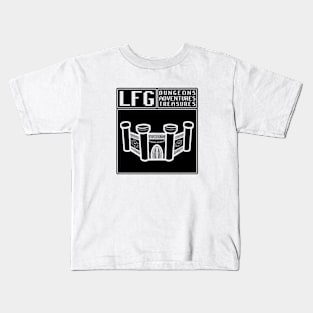 LFG Looking For Group Dungeon Master DM Screen Dice Tower Tabletop RPG TTRPG Kids T-Shirt